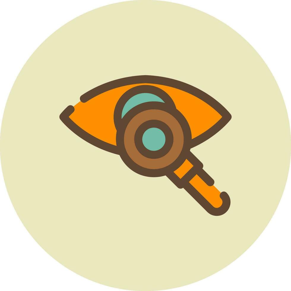 Eye Test Creative Icon Design vector