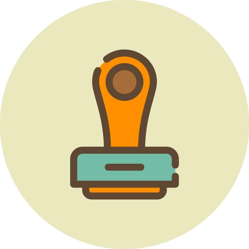 Stamp Creative Icon Design vector