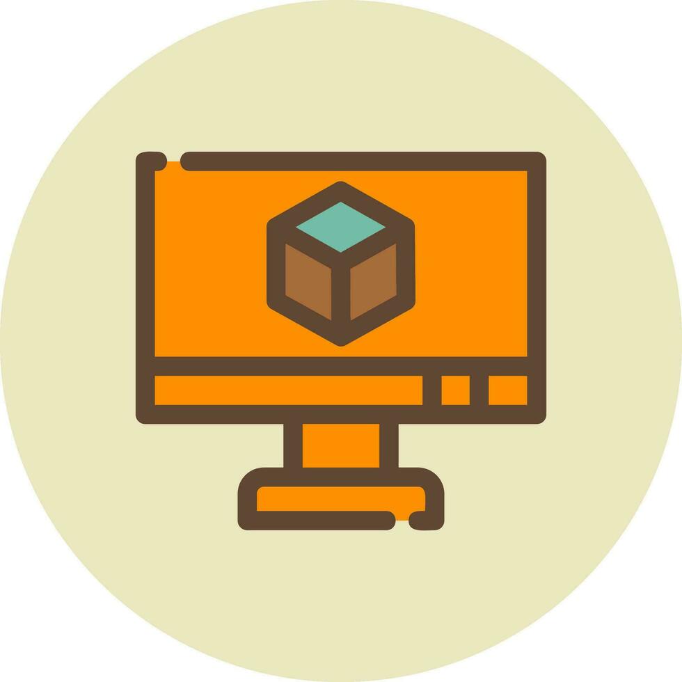 Computer Design Creative Icon Design vector