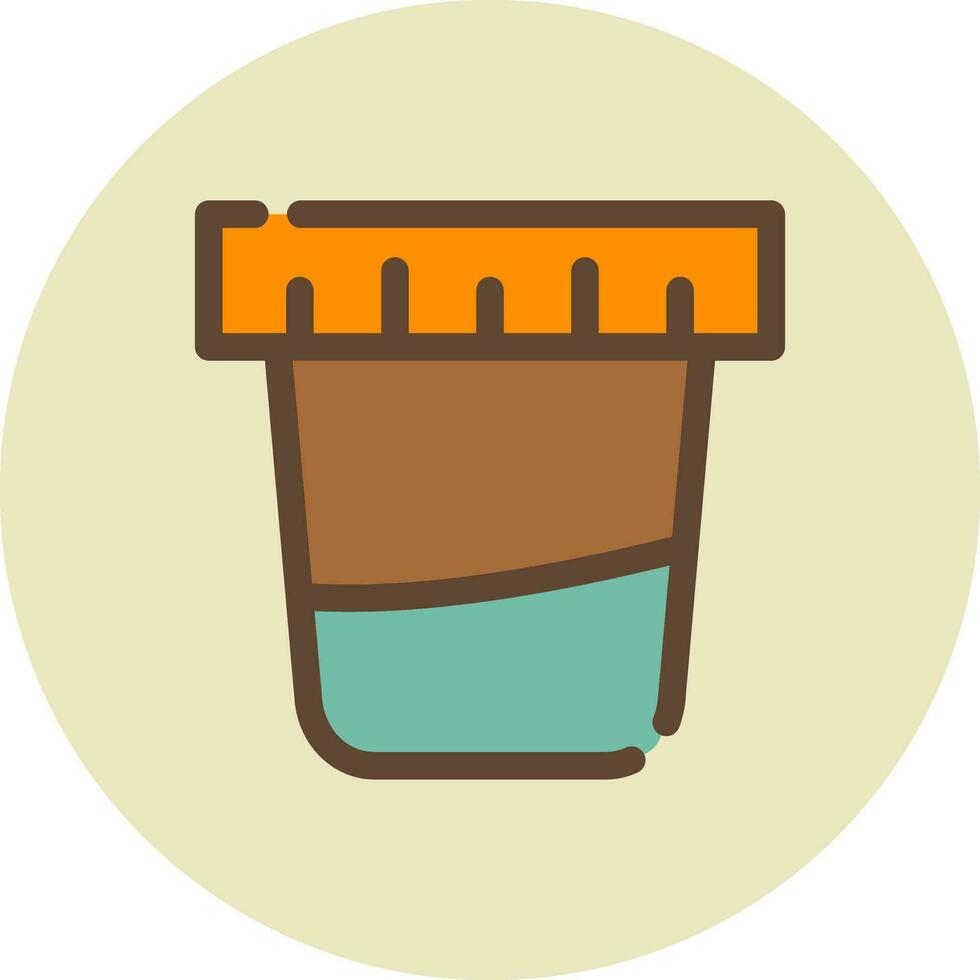 Urine Test Creative Icon Design vector