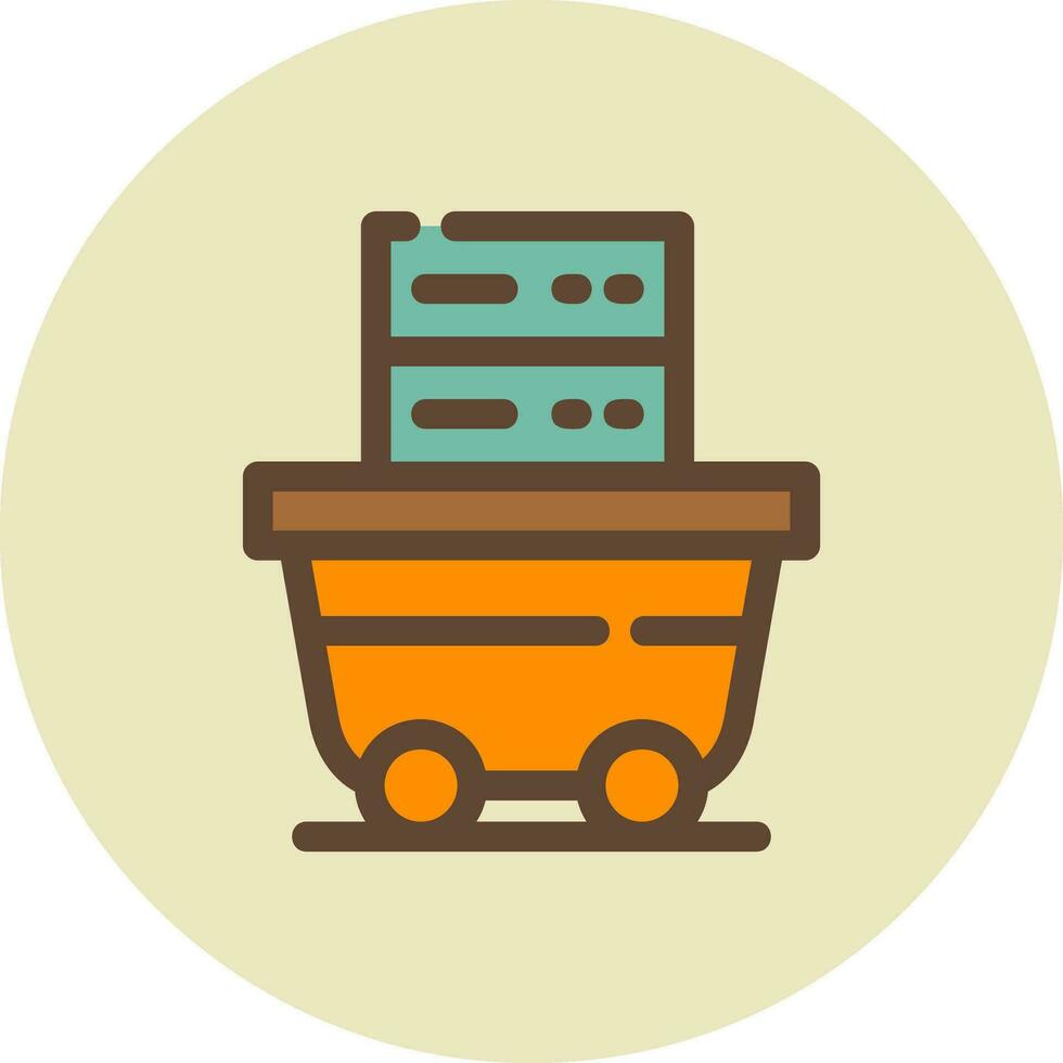 Data Mining Creative Icon Design vector