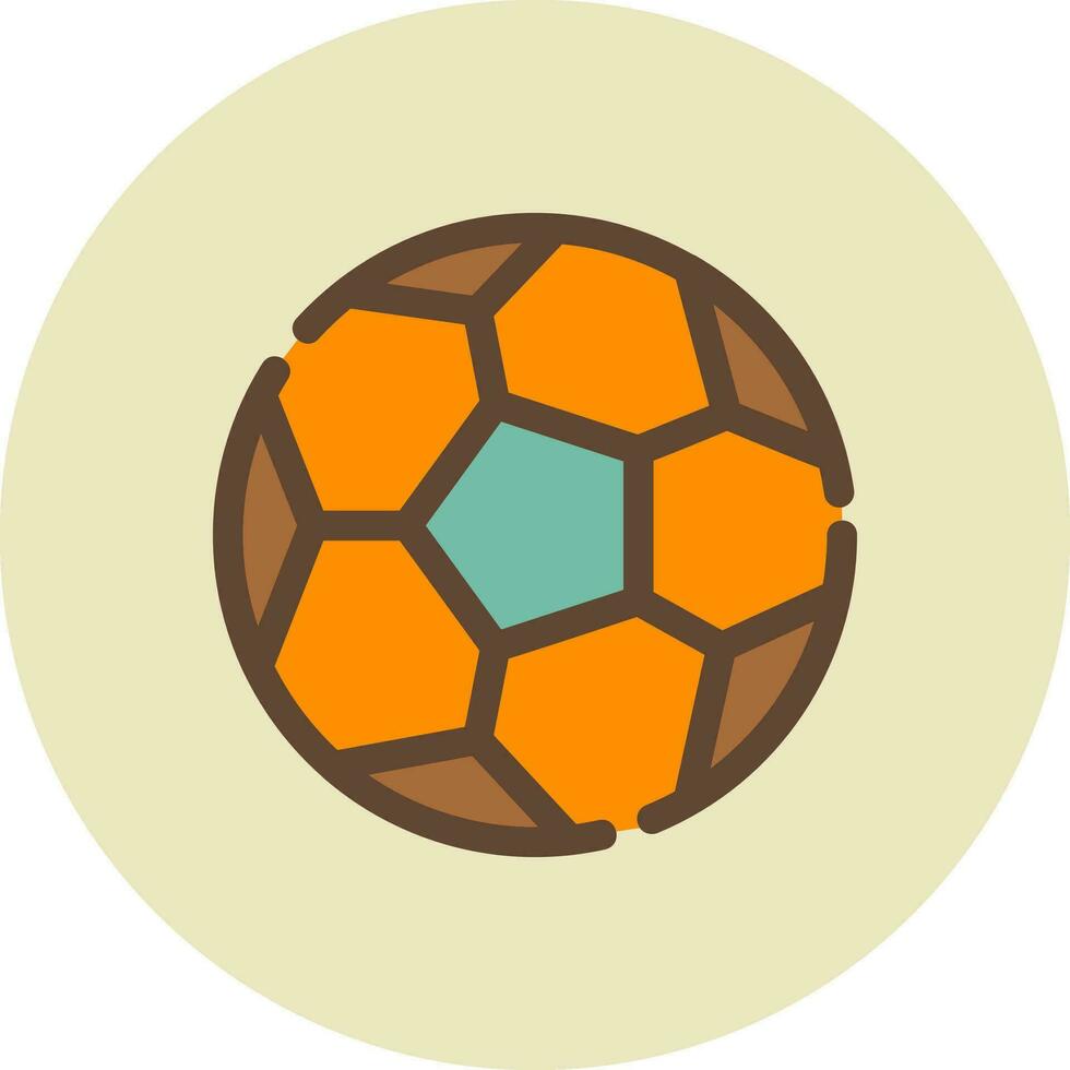 diseño de icono creativo de fútbol vector