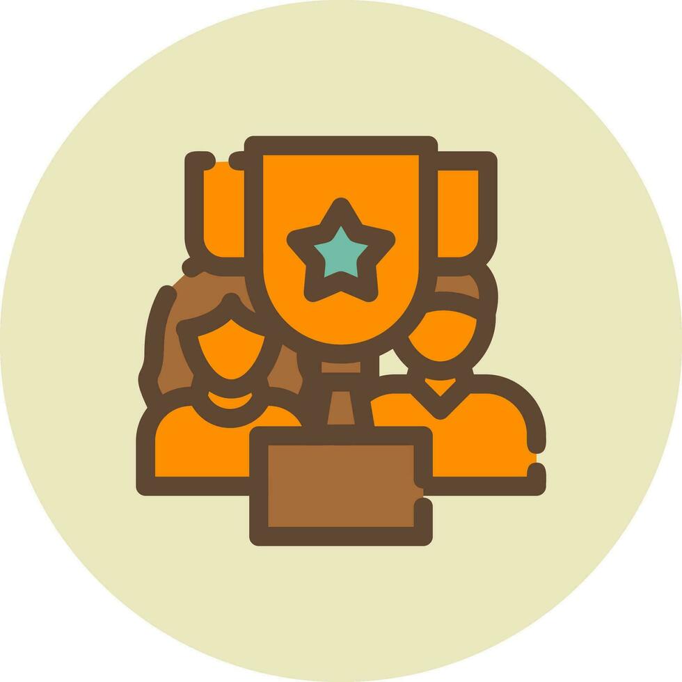 Trophy Creative Icon Design vector