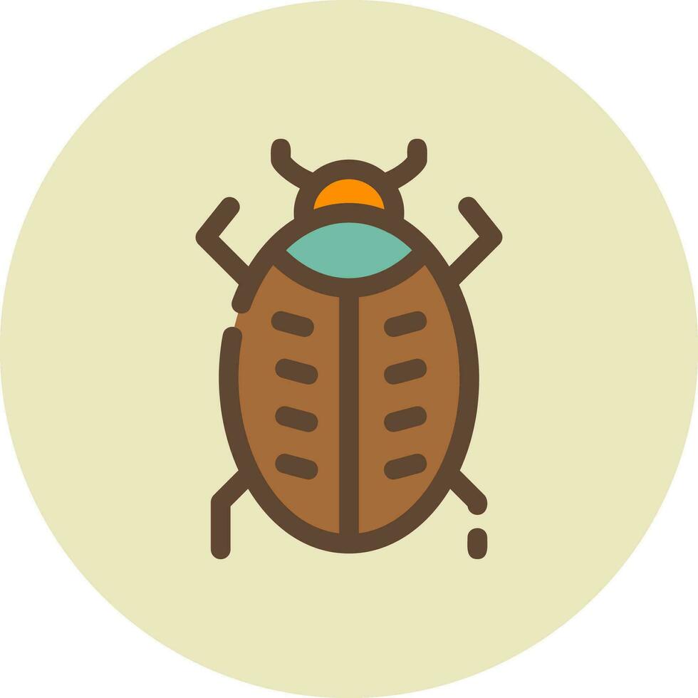 Bug Creative Icon Design vector