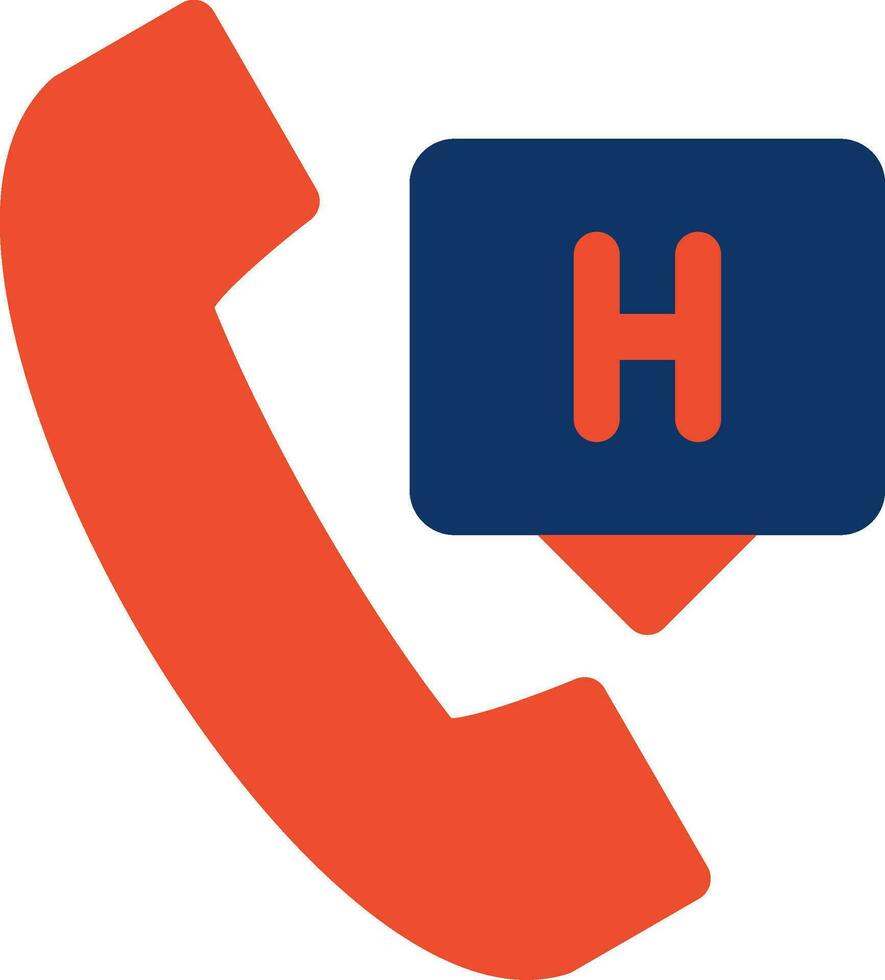 Emergency Call Creative Icon Design vector