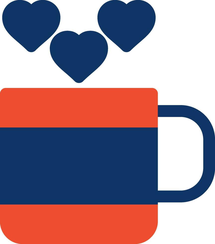 amor té creativo icono diseño vector