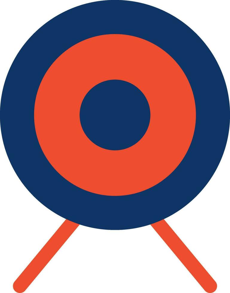 Bullseye Creative Icon Design vector