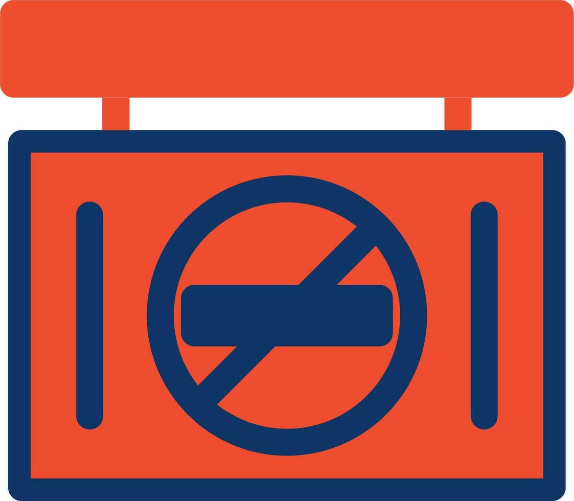 No Smoke Creative Icon Design vector