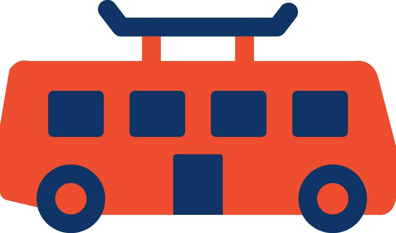 Tramcar Creative Icon Design vector
