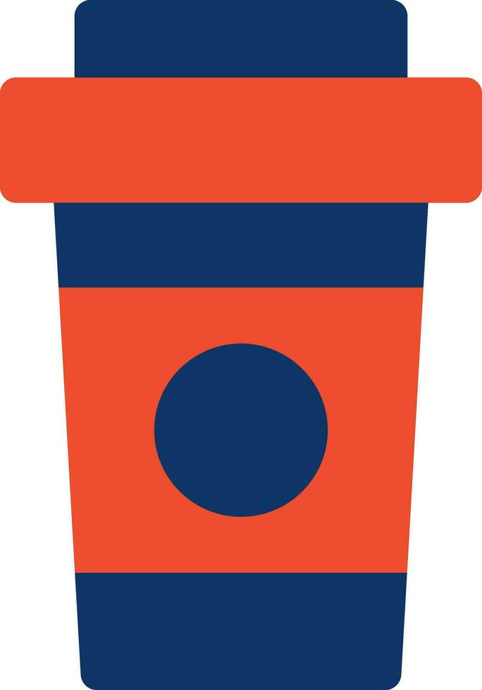 Paper Cup Creative Icon Design vector