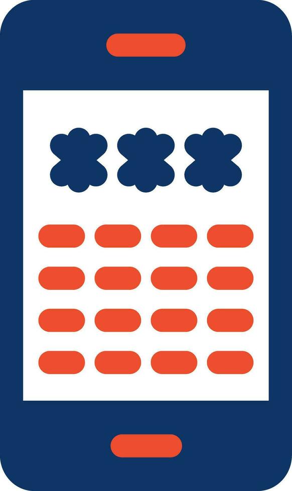 Pin Code Creative Icon Design vector