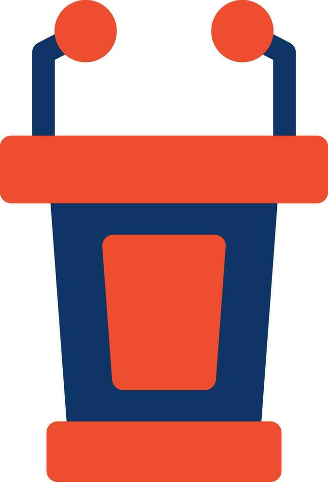 Lectern Creative Icon Design vector