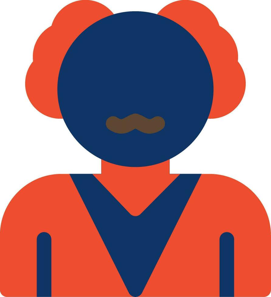 Old Man Creative Icon Design vector