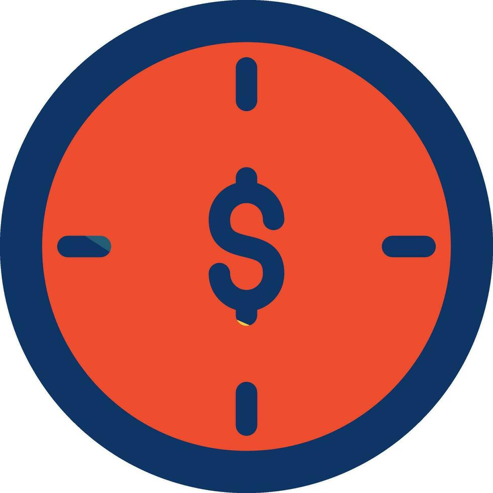 Money Hour Creative Icon Design vector