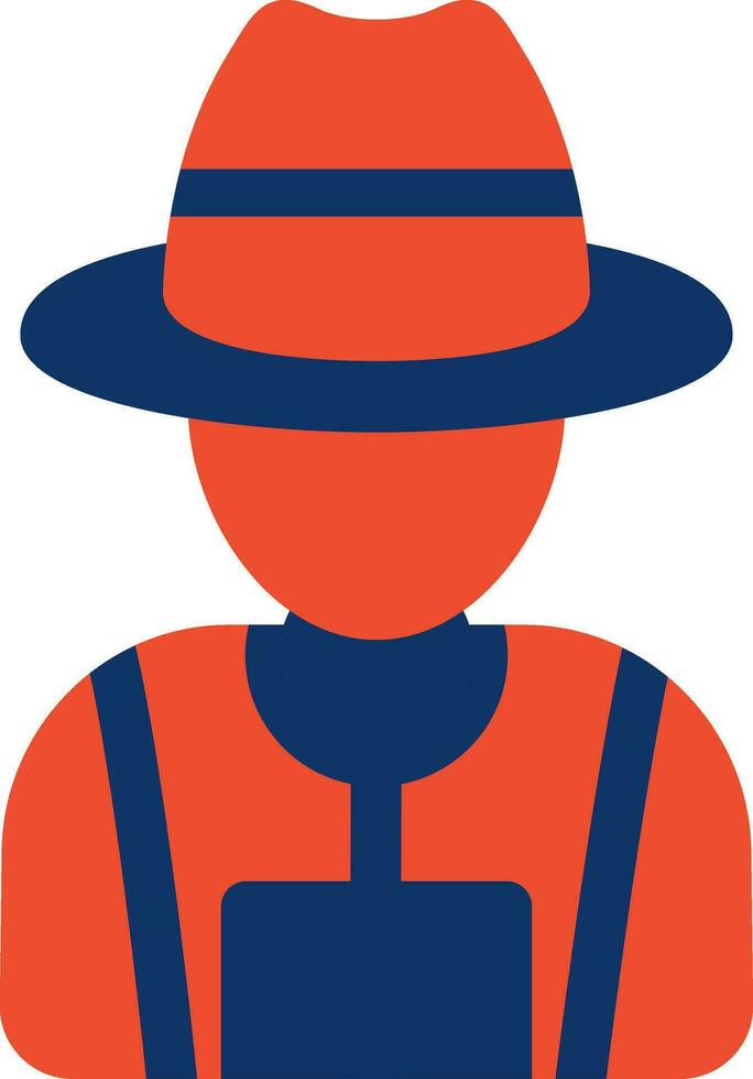 Farmer Creative Icon Design vector