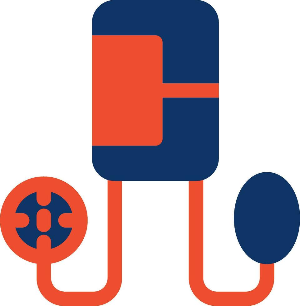 Blood Pressure Gauge Creative Icon Design vector