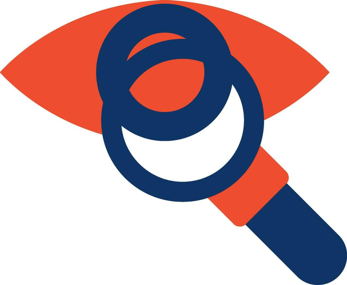 Eye Test Creative Icon Design vector