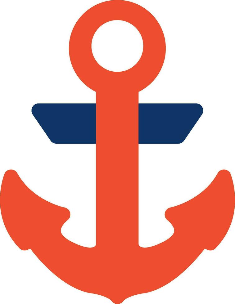 Anchor Creative Icon Design vector