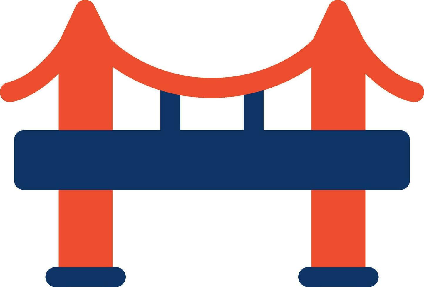 Bridge Creative Icon Design vector
