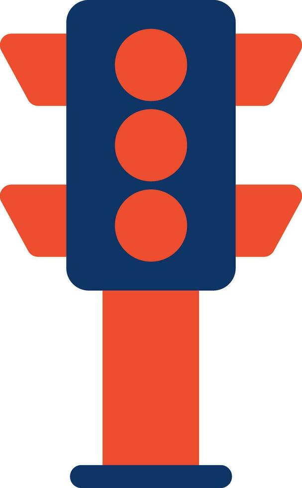 Traffic Light Creative Icon Design vector