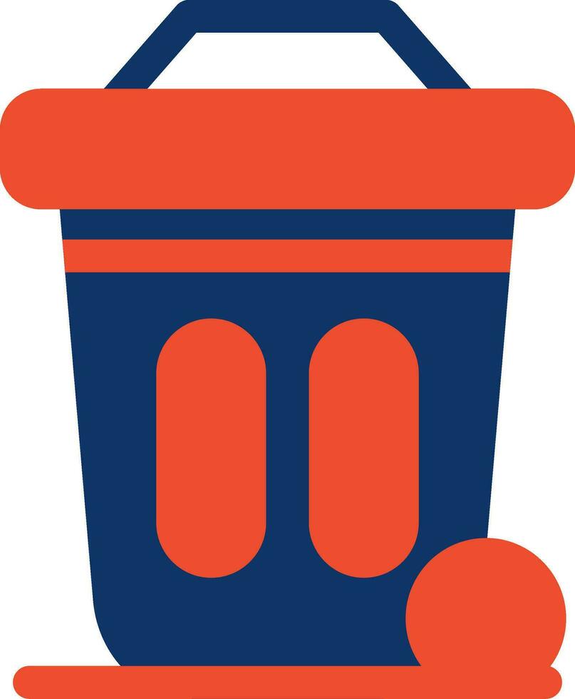 Dustbin Creative Icon Design vector