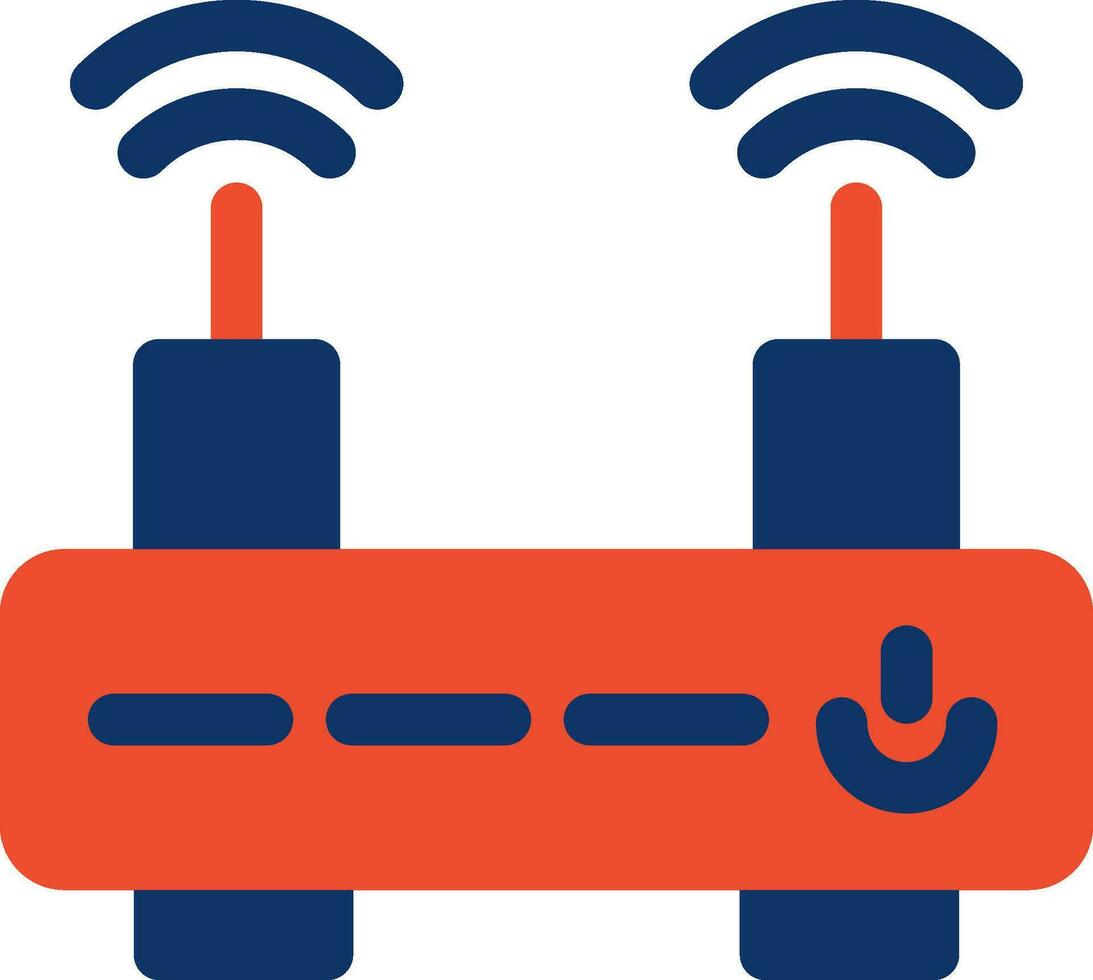 diseño de icono creativo de enrutador wifi vector