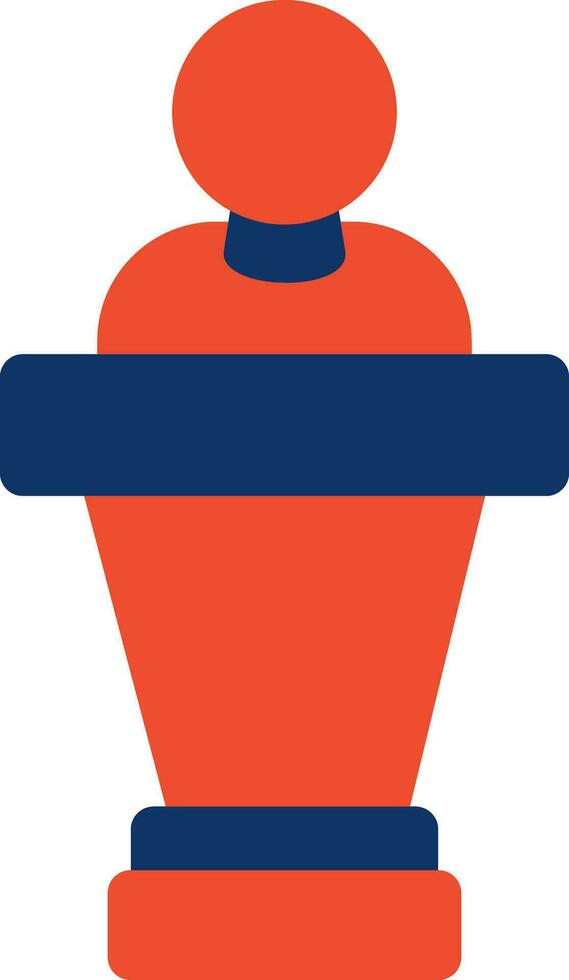 Politician Creative Icon Design vector