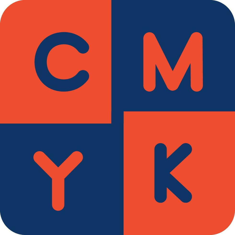 CMYK Creative Icon Design vector