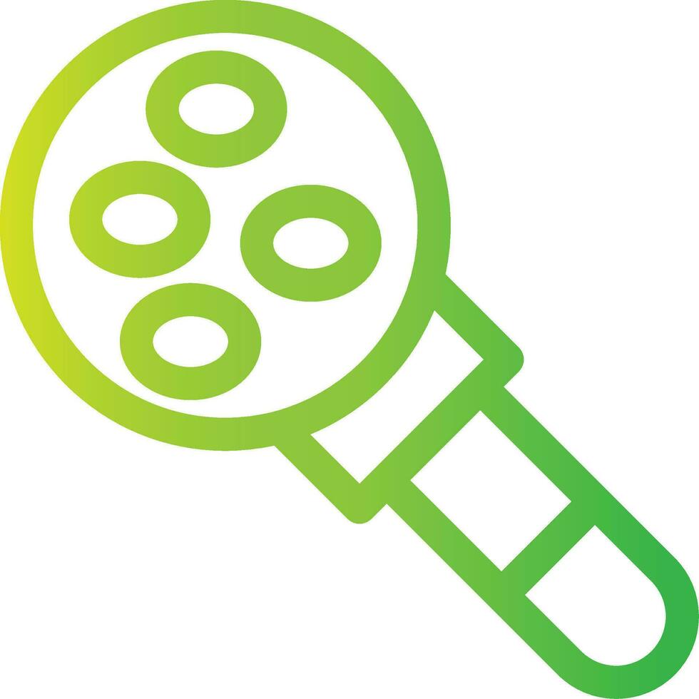 Magnifying Glass Creative Icon Design vector