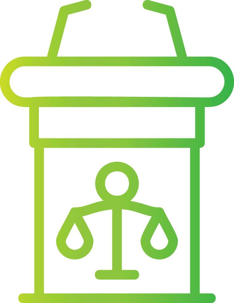 Tribune Creative Icon Design vector