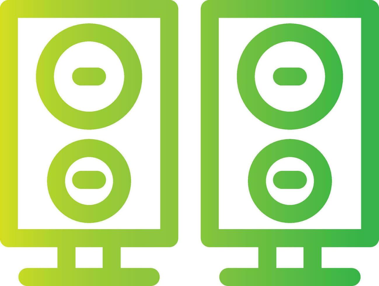 Speakers Creative Icon Design vector