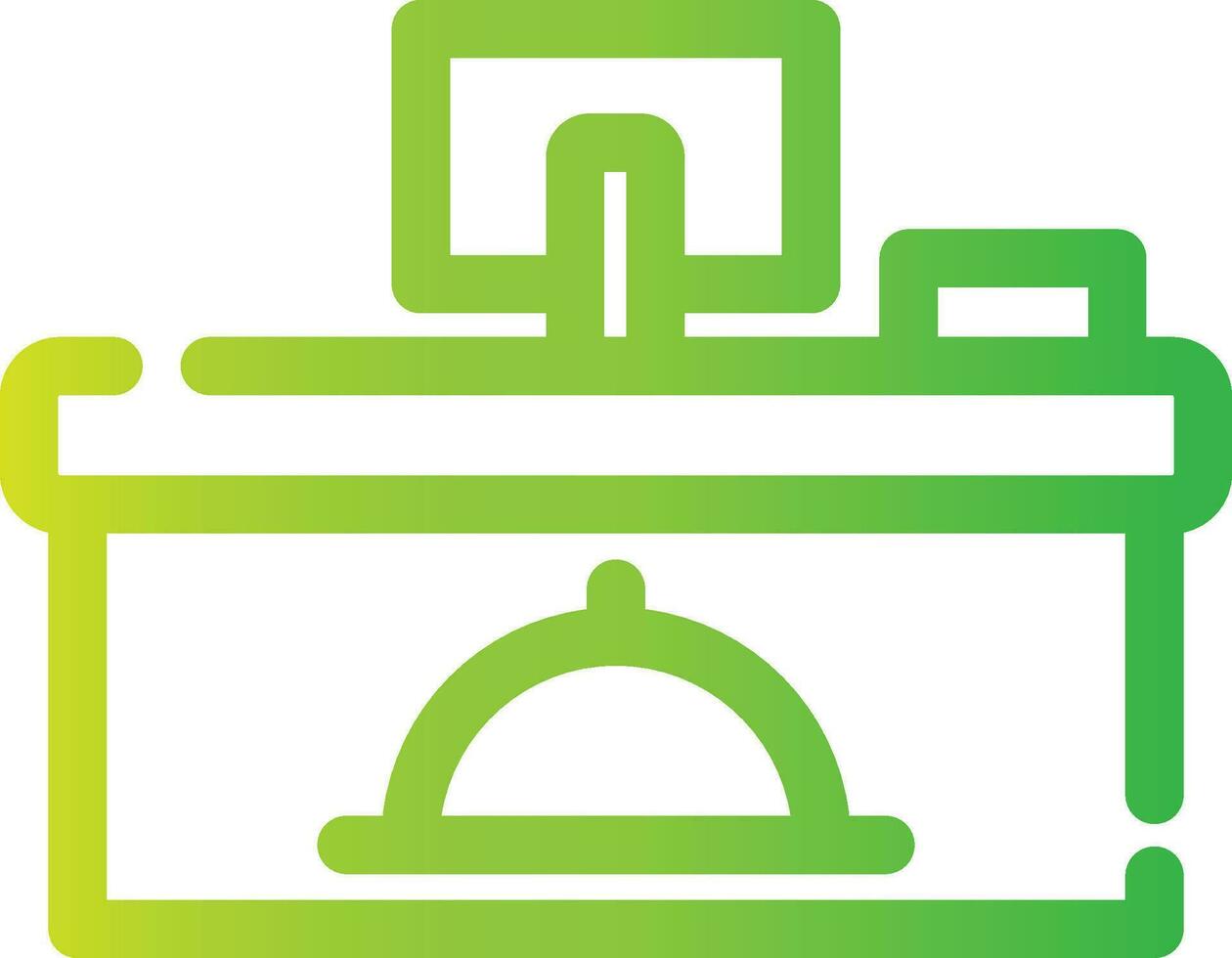 Cashier Creative Icon Design vector
