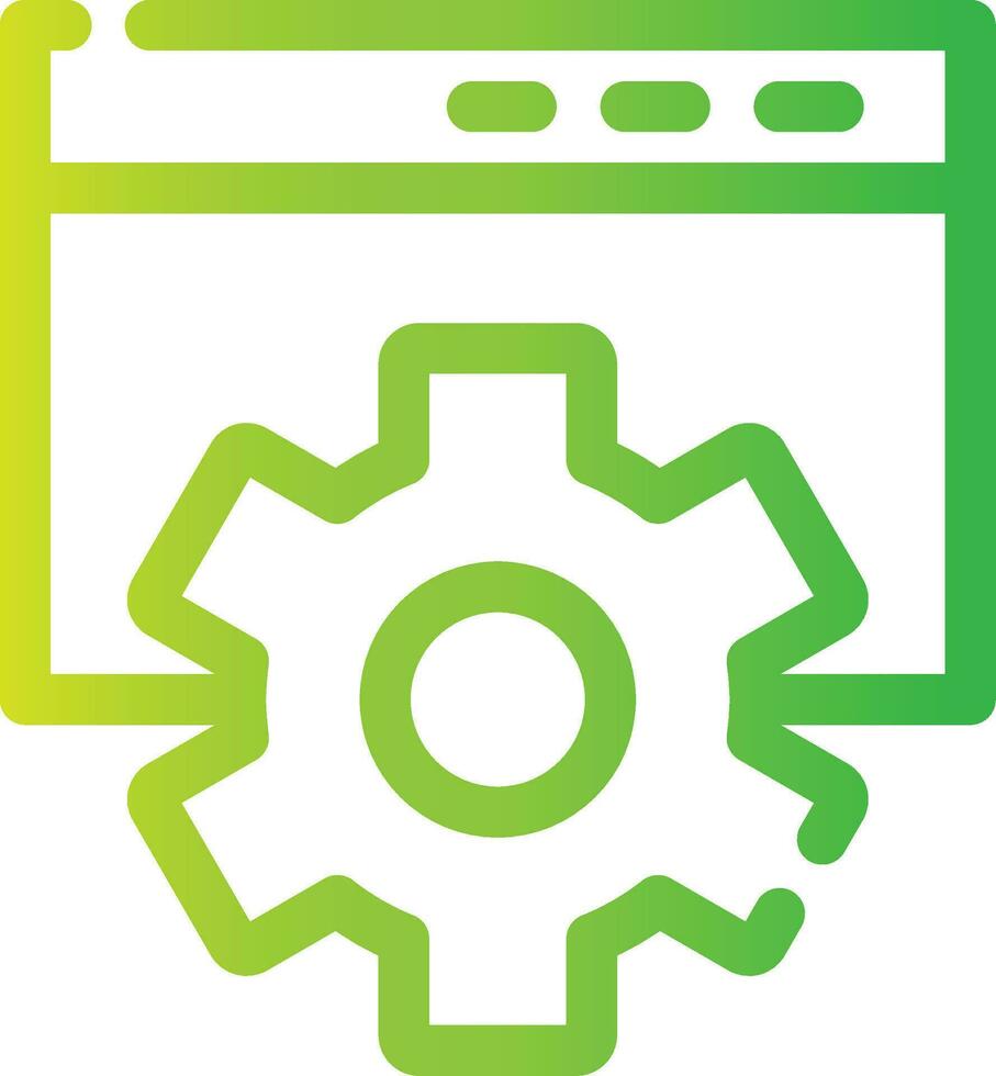 Web Settings Creative Icon Design vector