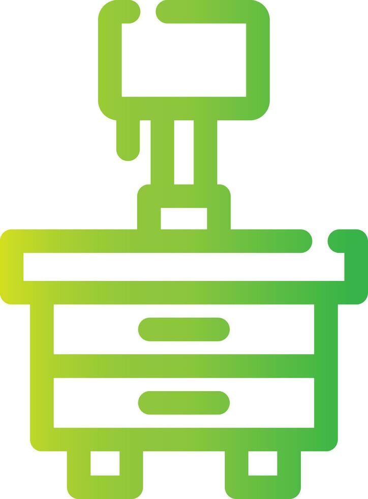 Side Table Creative Icon Design vector