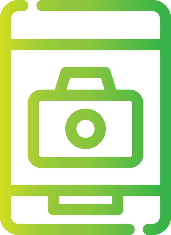 Phone Camera Creative Icon Design vector