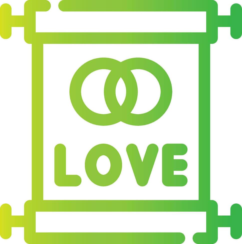 Wedding Vows Creative Icon Design vector