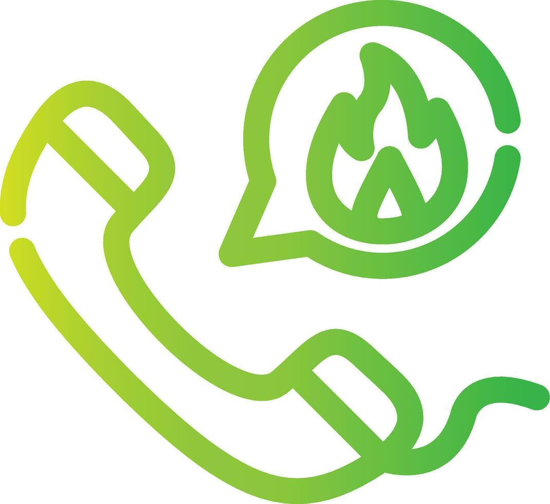 Emergency Call Creative Icon Design vector
