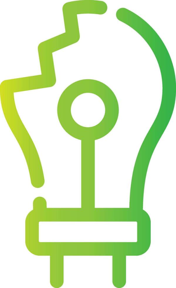 Bulb Creative Icon Design vector