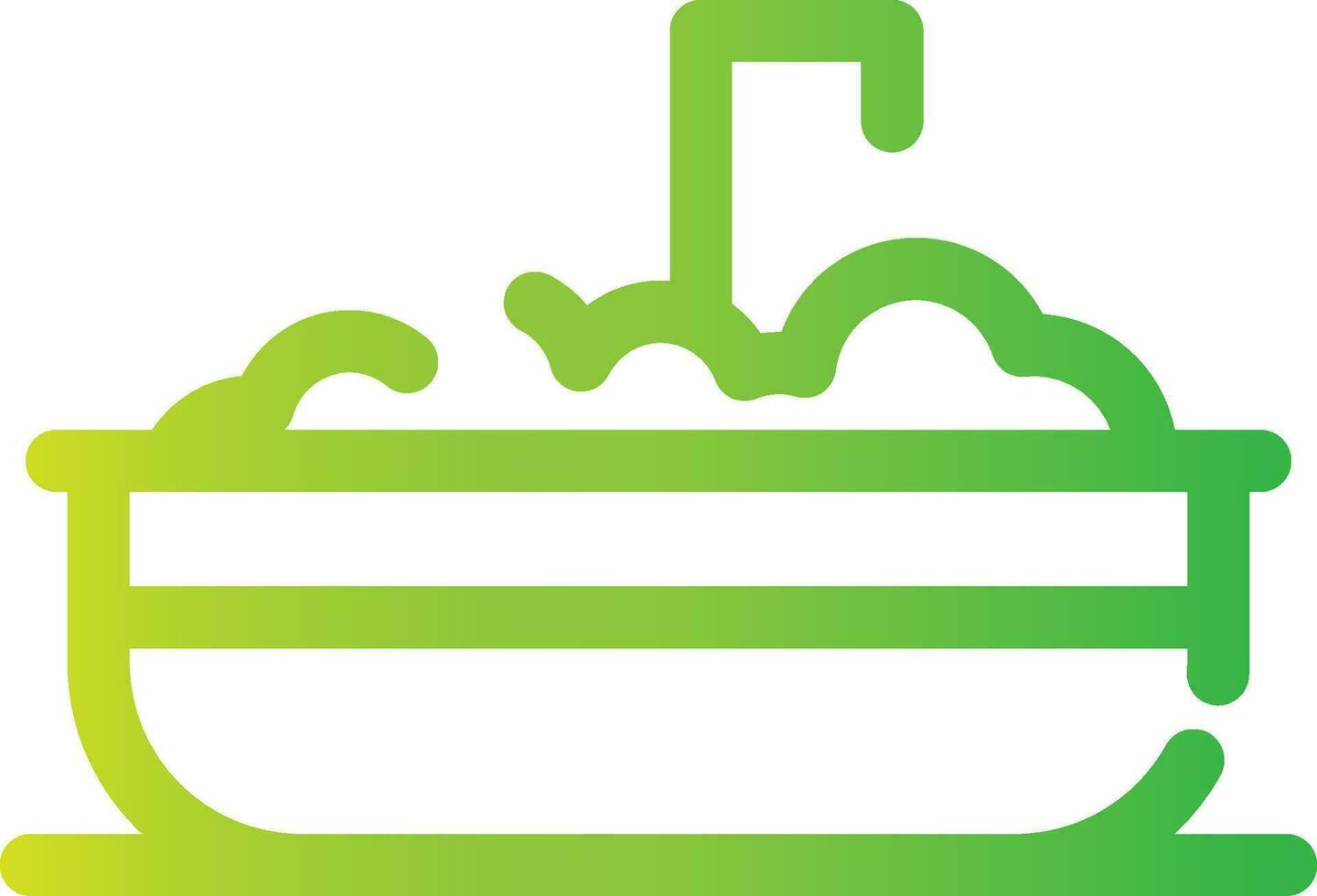 Bathtub Creative Icon Design vector