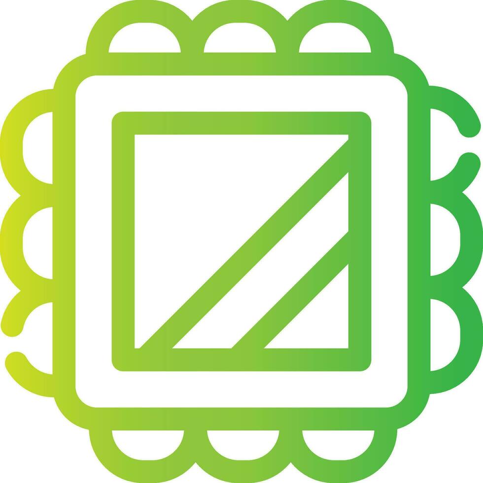 Magic Mirror Creative Icon Design vector