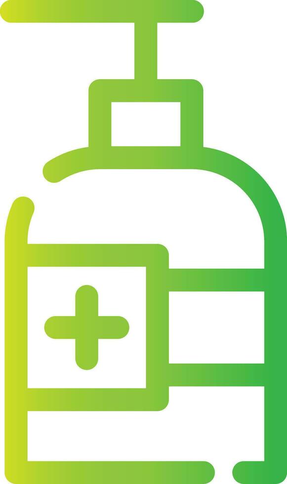 Hydroalcoholic Gel Creative Icon Design vector