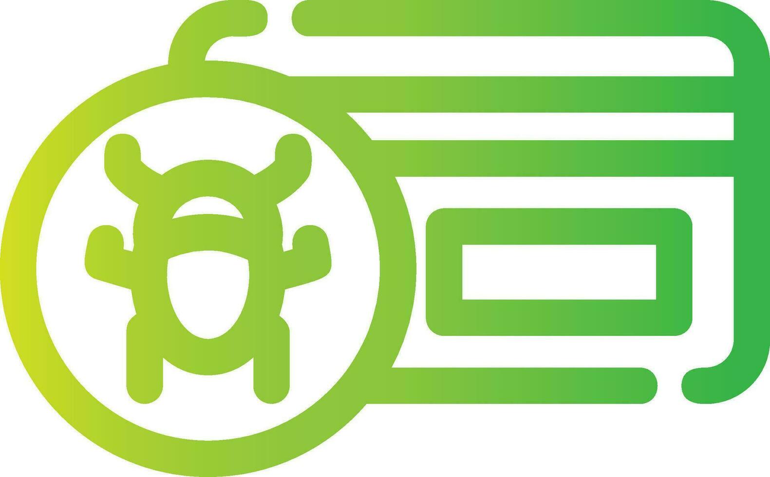 Bug Creative Icon Design vector
