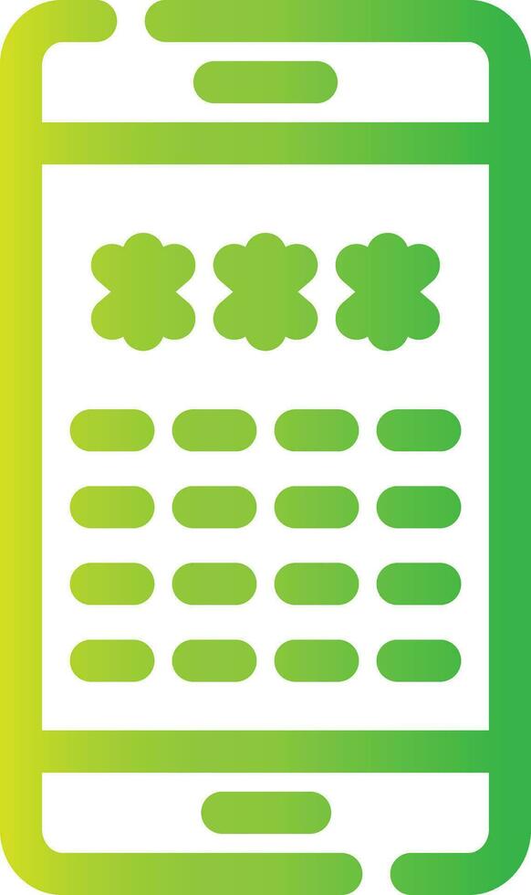 Pin Code Creative Icon Design vector