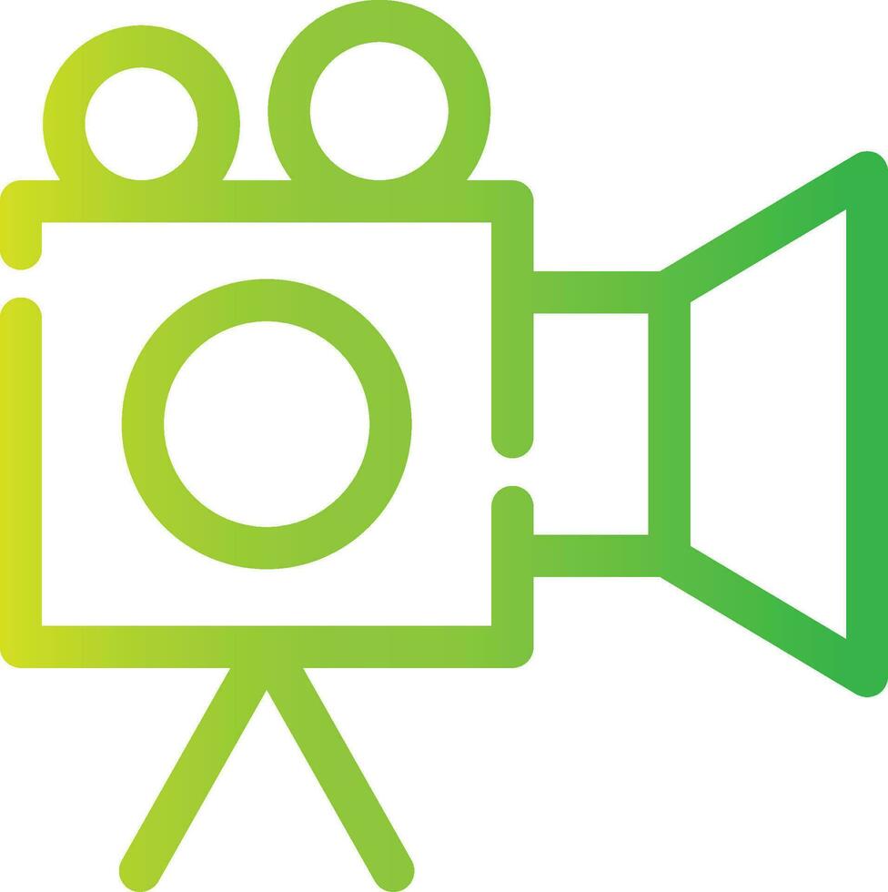 Video Camera Creative Icon Design vector