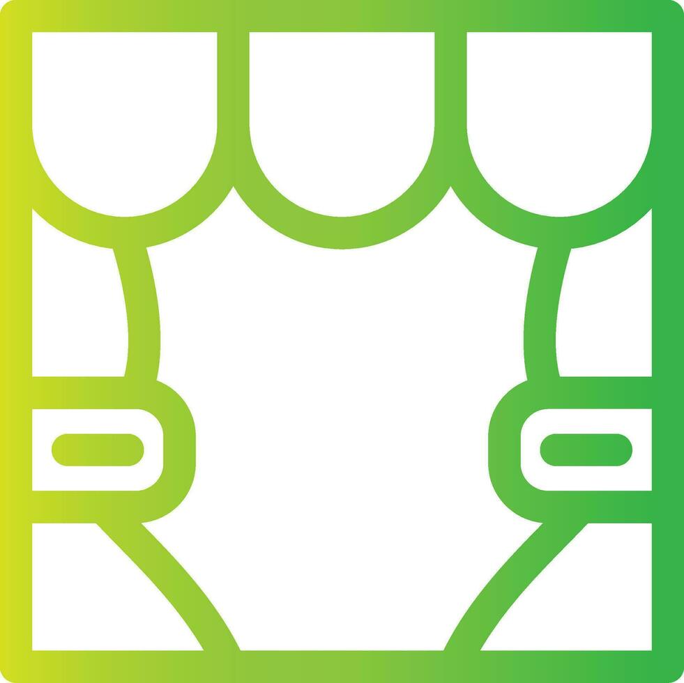 Stage Creative Icon Design vector