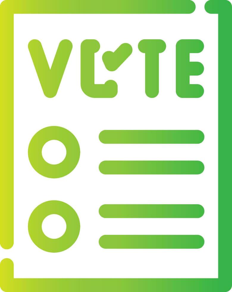 Ballot Creative Icon Design vector