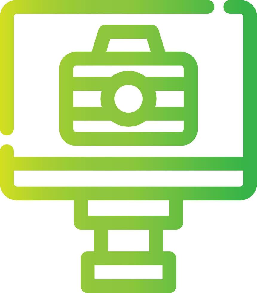 Lcd Camera Creative Icon Design vector