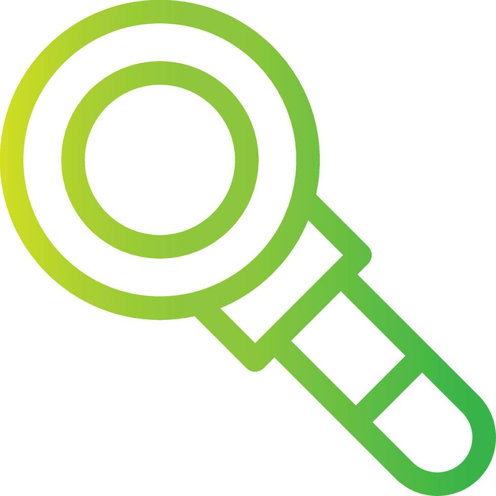 Magnifying Glass Creative Icon Design vector