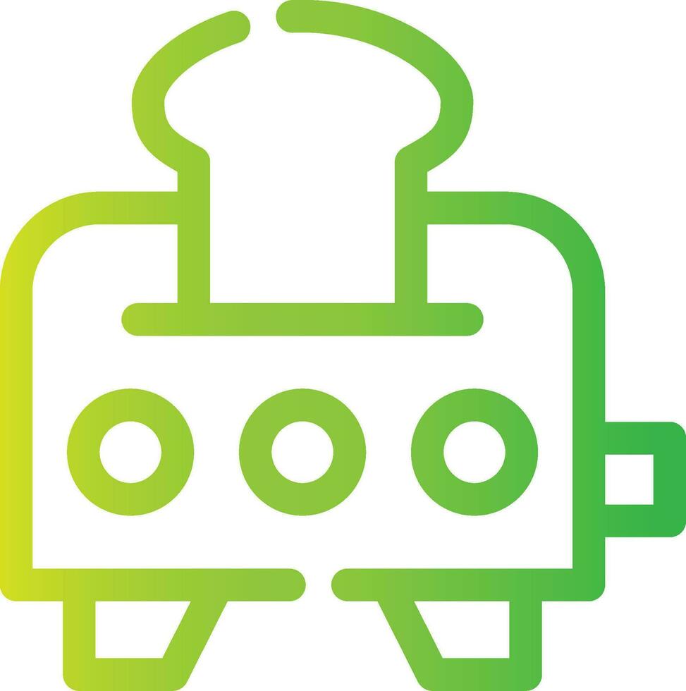 Toaster Creative Icon Design vector