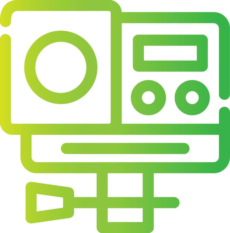 Action Camera Creative Icon Design vector